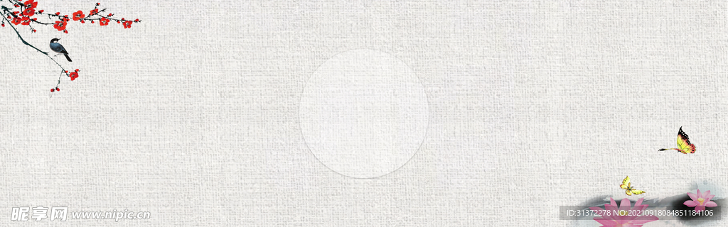  手绘古风插画背景图片