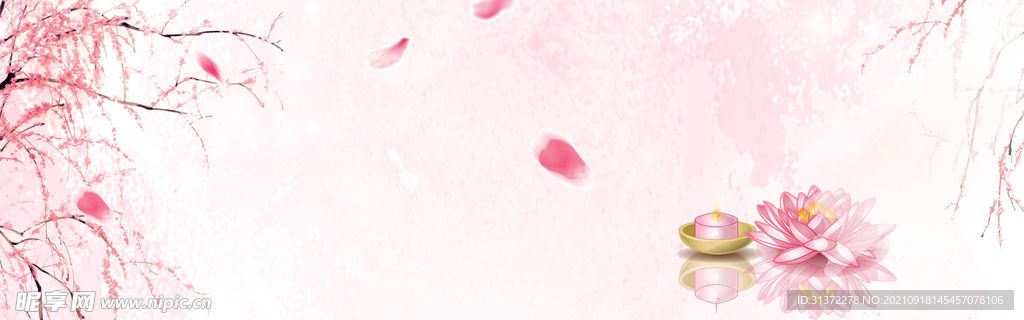  手绘古风插画背景图片