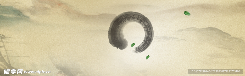  手绘古风插画背景图片