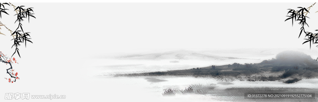   手绘古风插画背景图片