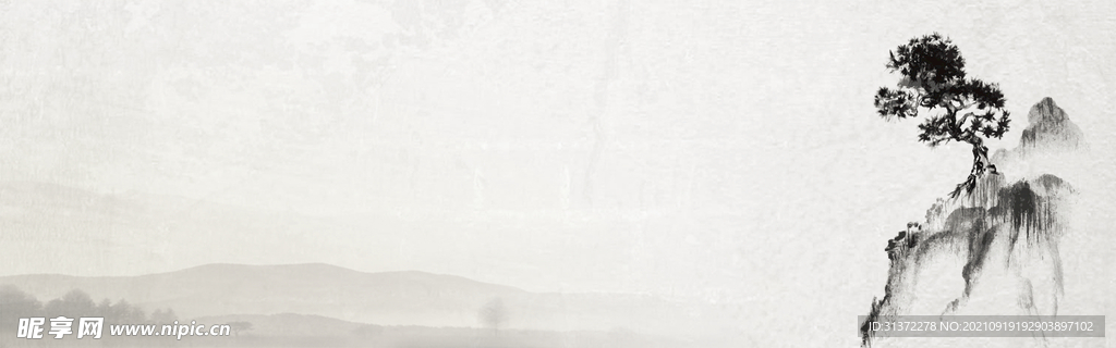 手绘古风插画背景图片