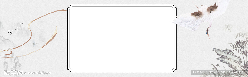  手绘古风插画背景图片