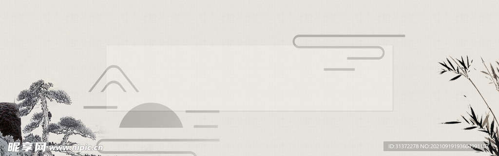  手绘古风插画背景图片