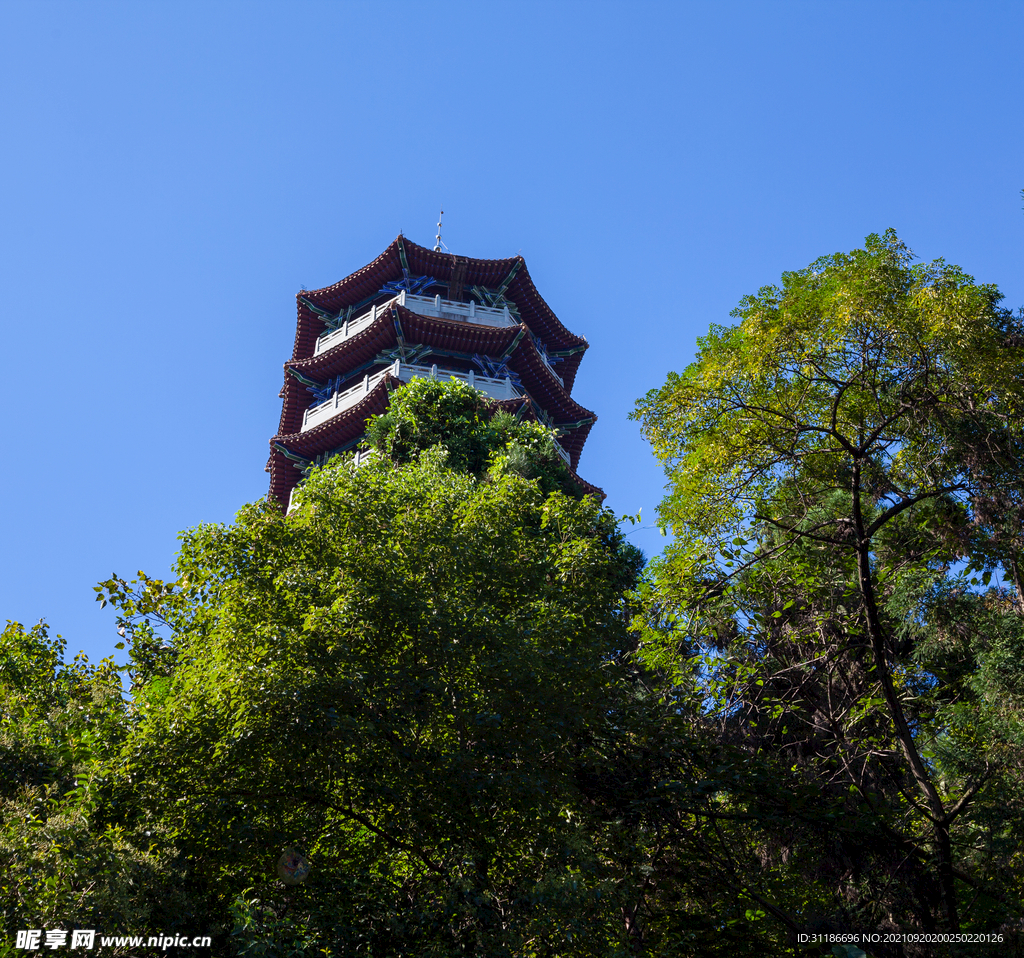 十堰市人民公园重阳塔