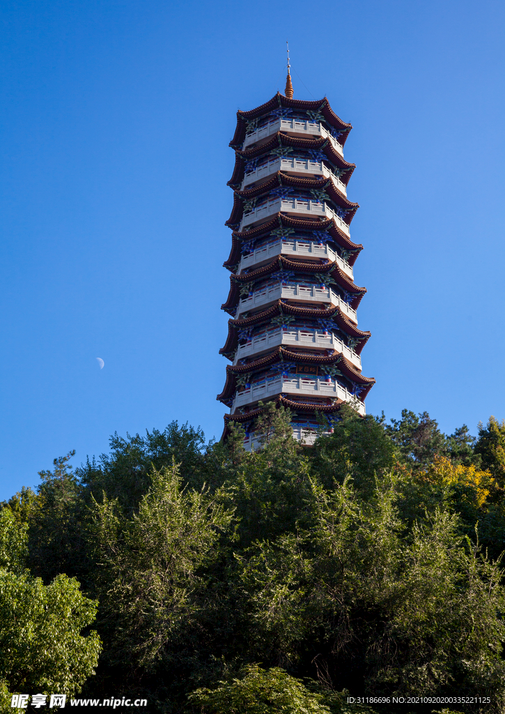 十堰市人民公园重阳塔