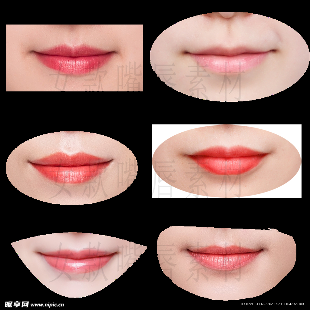 女嘴唇素材