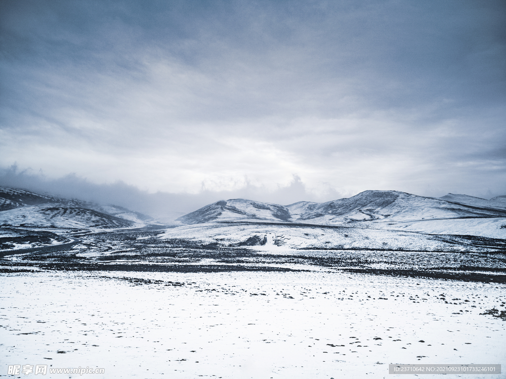 雪景背景 