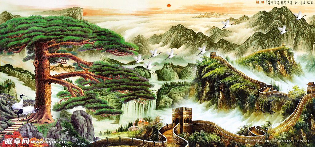长城国画
