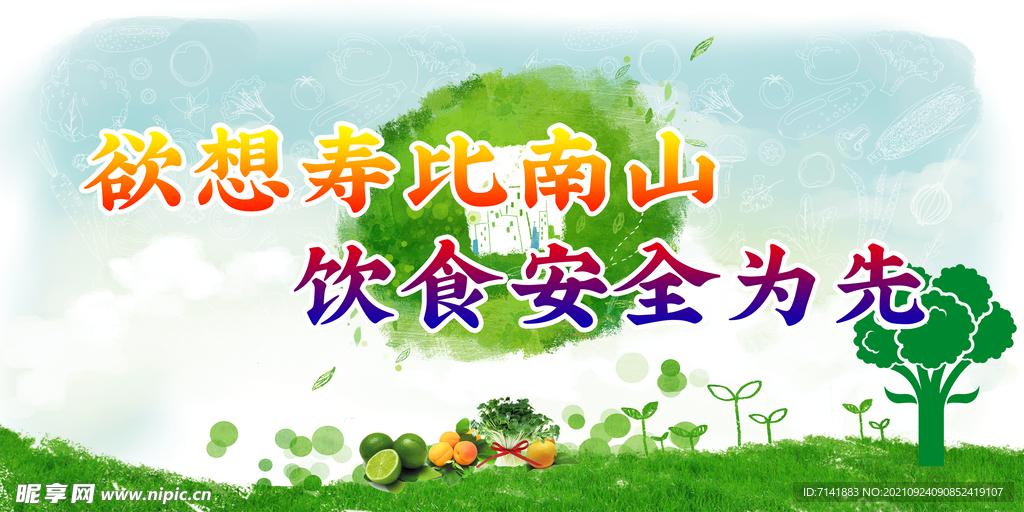 食品安全展板