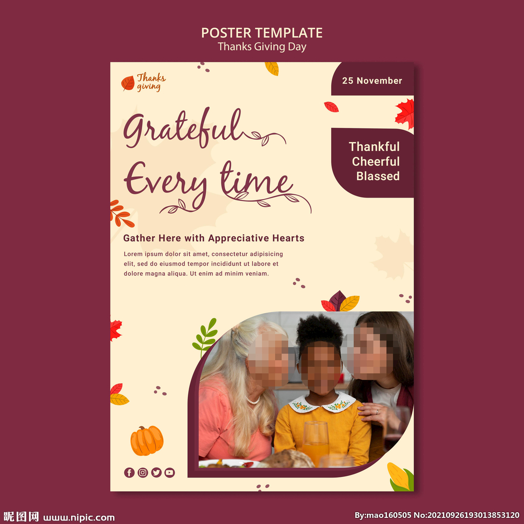 感恩节海报
