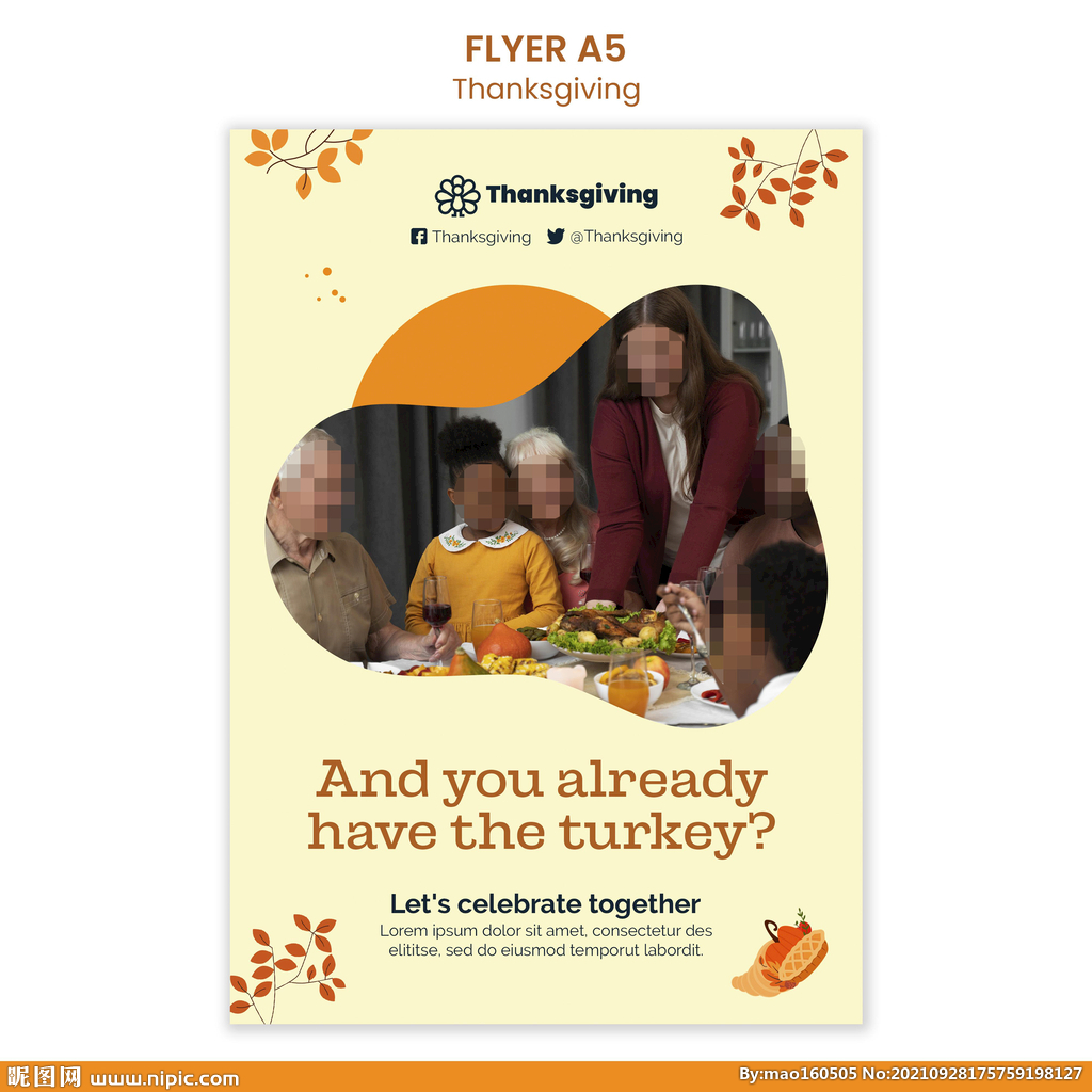 感恩节海报