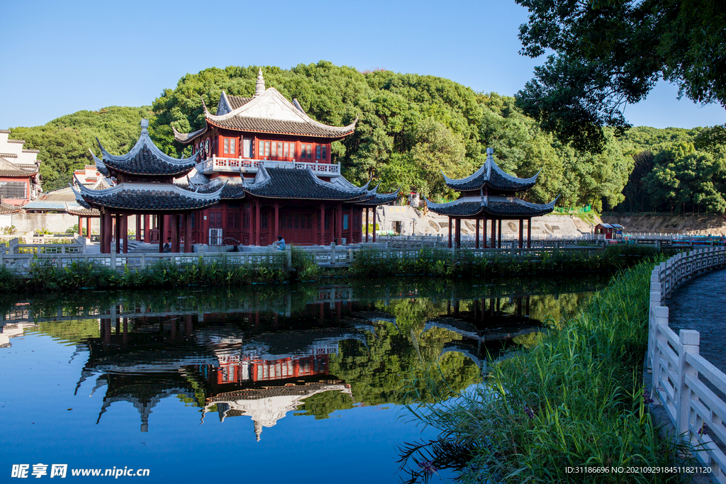 岳阳金鹗山公园金鹗山孔子公园
