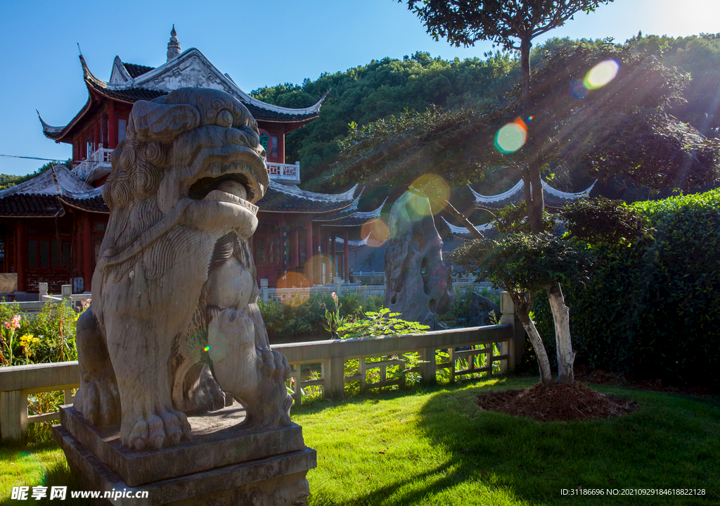 岳阳金鹗山公园金鹗山孔子公园