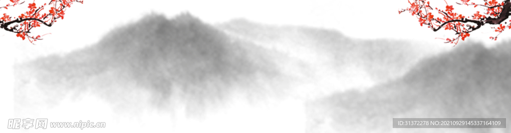  手绘古风插画背景图片 