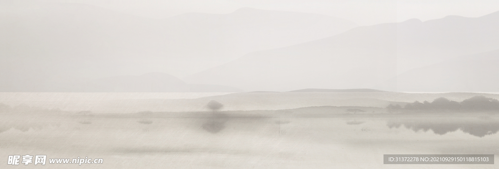 手绘古风插画背景图片 