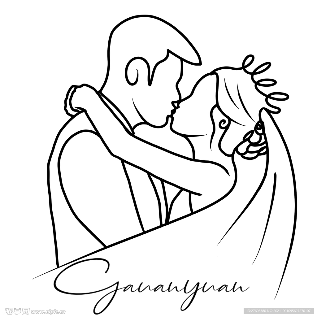 人像婚礼LOGO