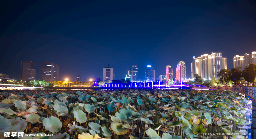 扬州霓虹夜景 