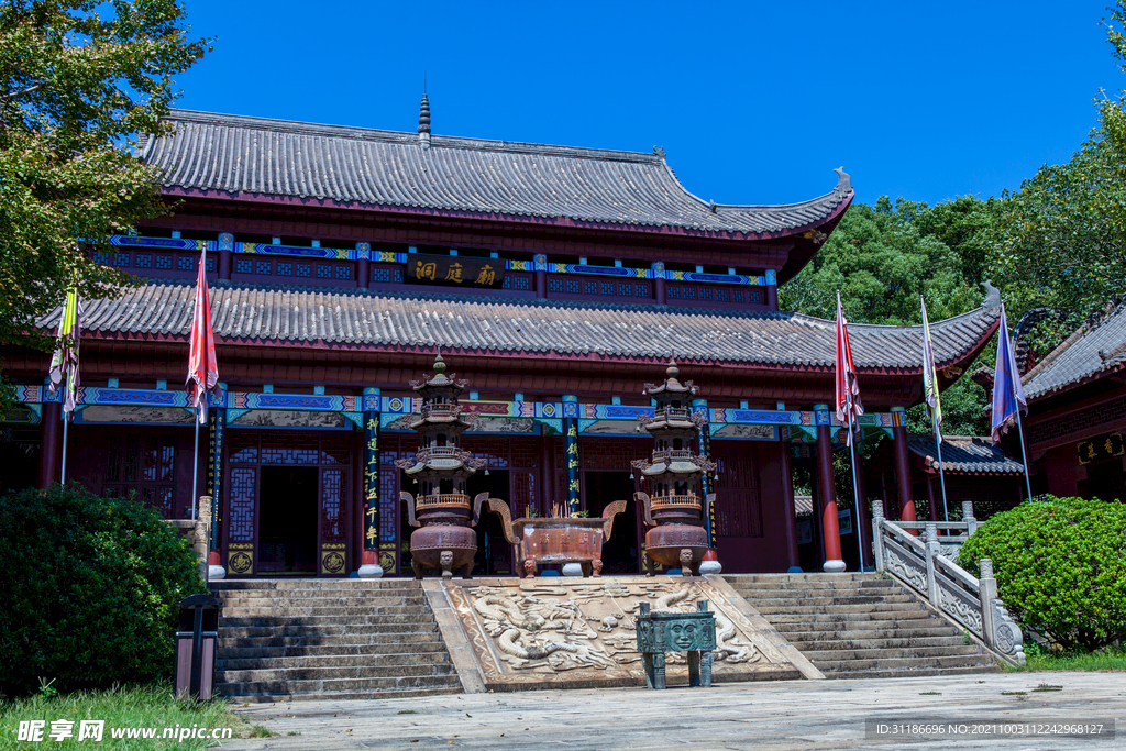 岳阳君山岛景区 洞庭庙