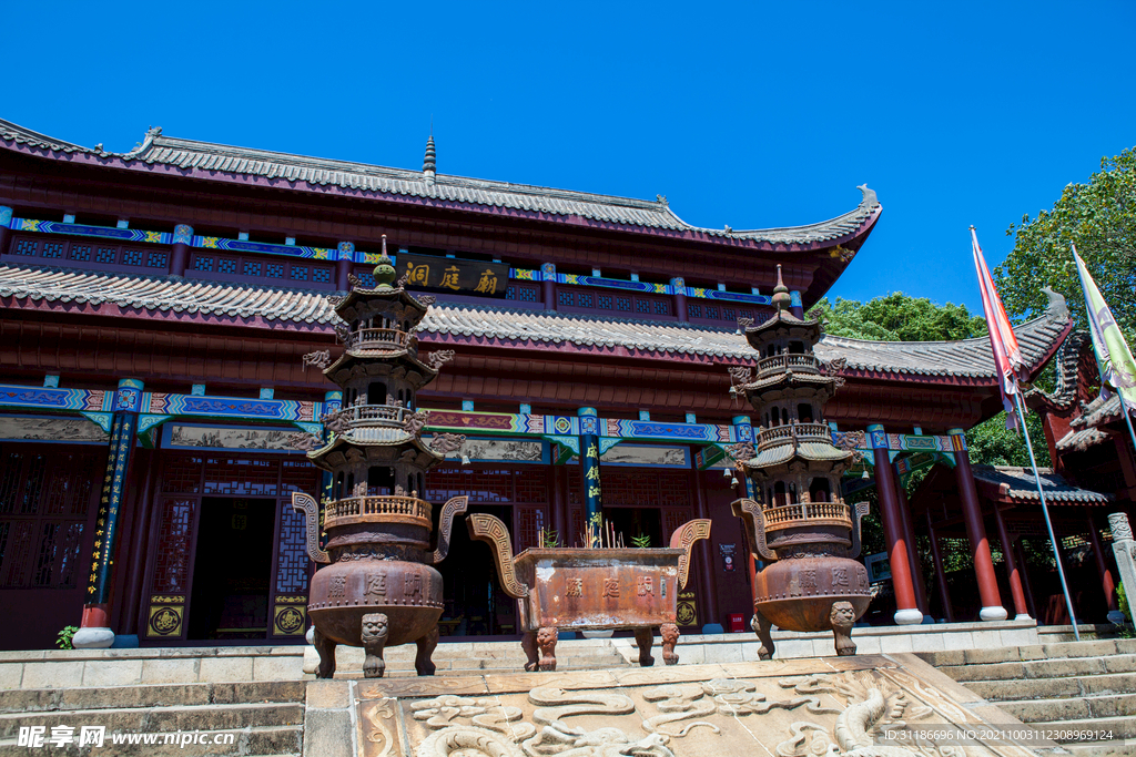 岳阳君山岛景区 洞庭庙