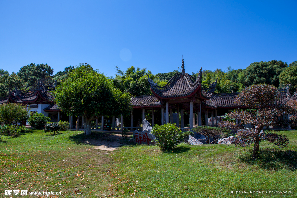 岳阳君山岛景区 碑廊