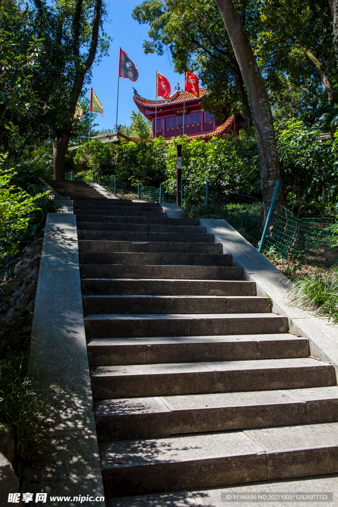 岳阳君山岛景区 朗吟亭