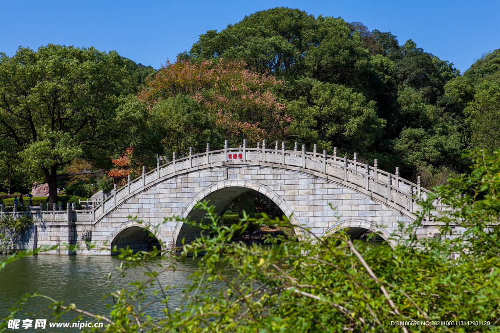 岳阳君山岛景区 同心湖