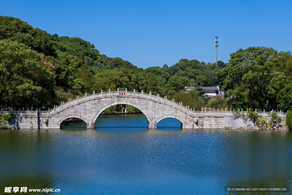 岳阳君山岛景区 同心湖