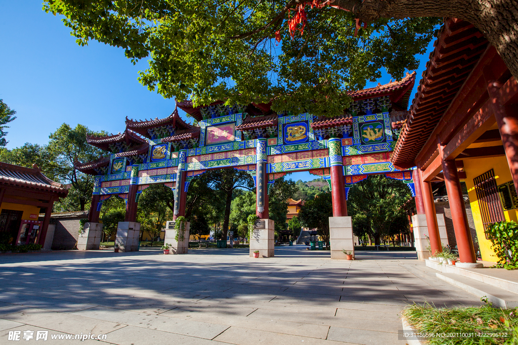 岳阳圣安寺景区