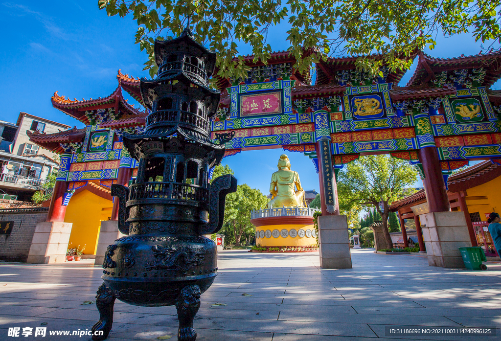 岳阳圣安寺景区
