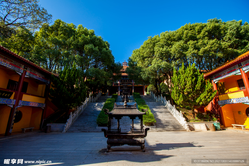 岳阳圣安寺景区 圣安古寺