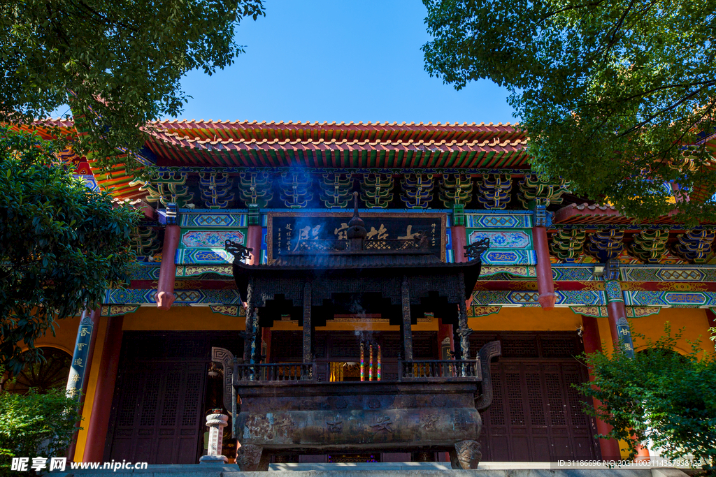 岳阳圣安寺景区 圣安古寺