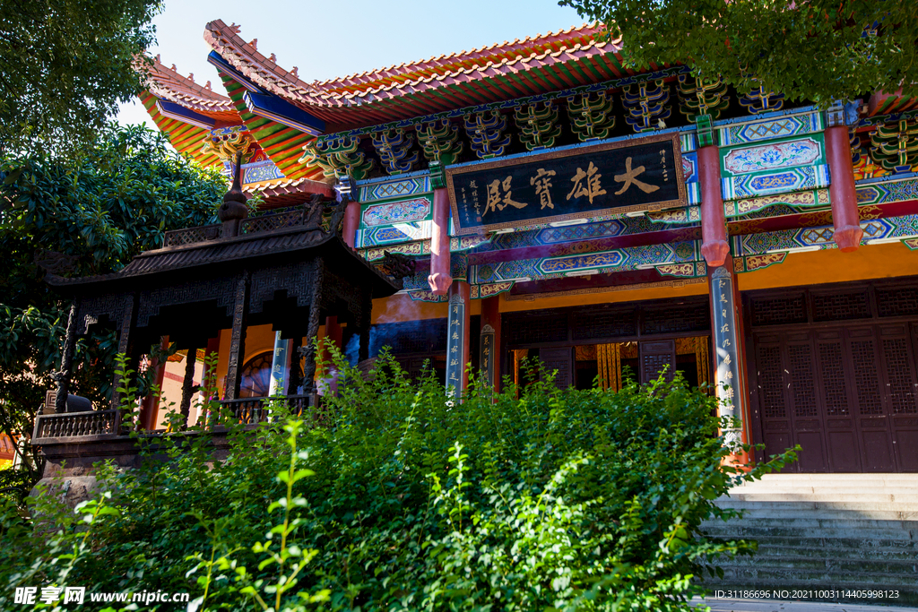岳阳圣安寺景区 圣安古寺