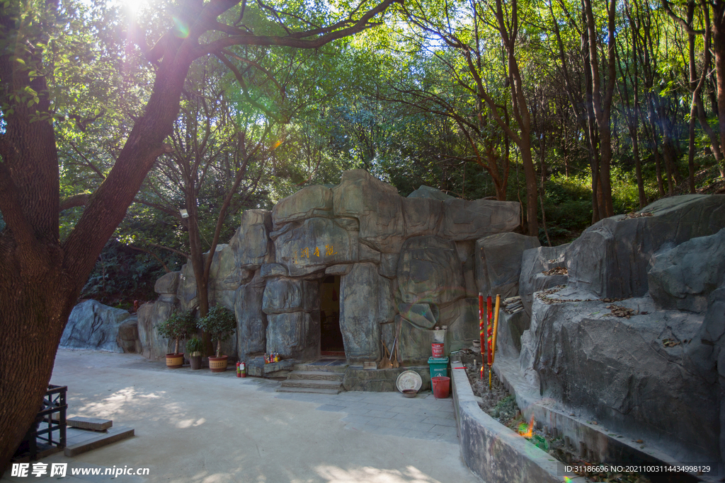 岳阳圣安寺景区 圣安古寺