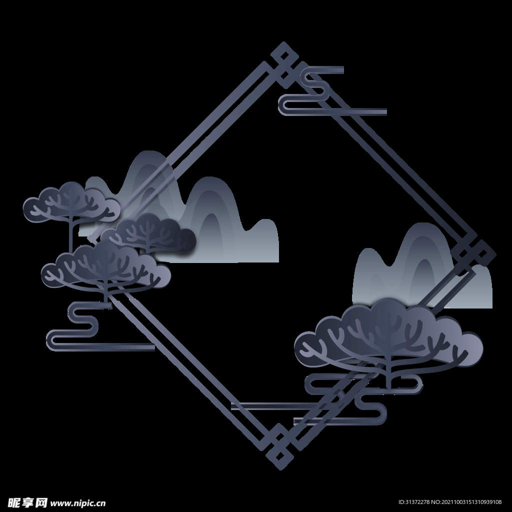 中国风边框 图片 