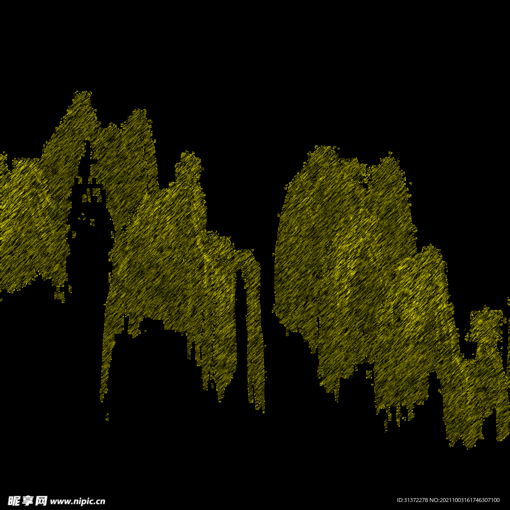 手绘古风插画背景图片 