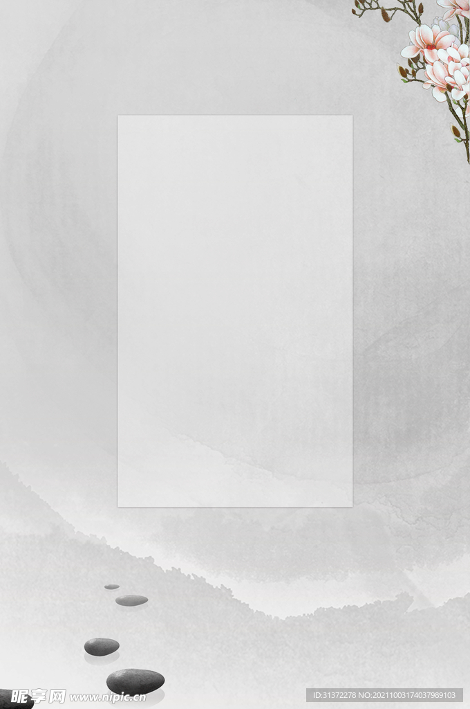  手绘古风插画背景图片 