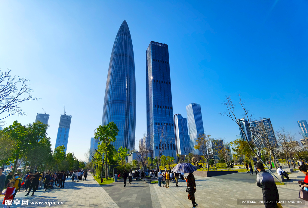 深圳市中心春笋大厦深圳湾建筑