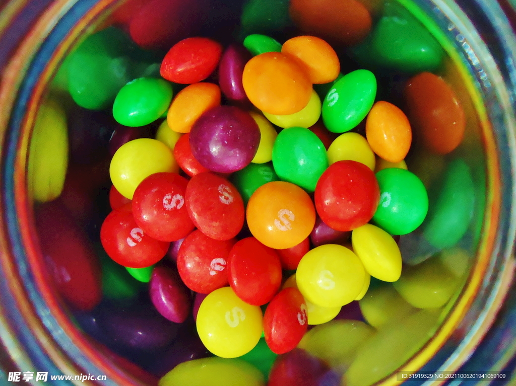 巧克力豆 彩虹糖