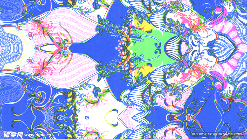 对称花