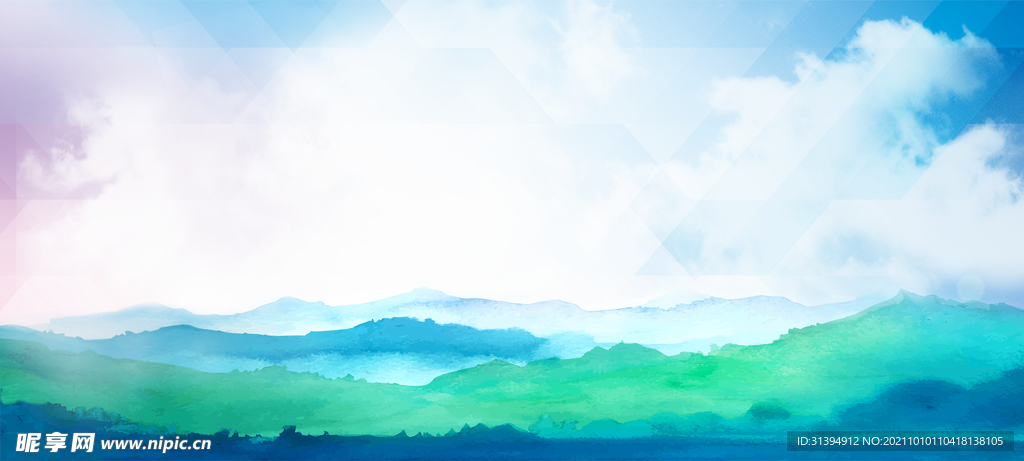 蓝色背景