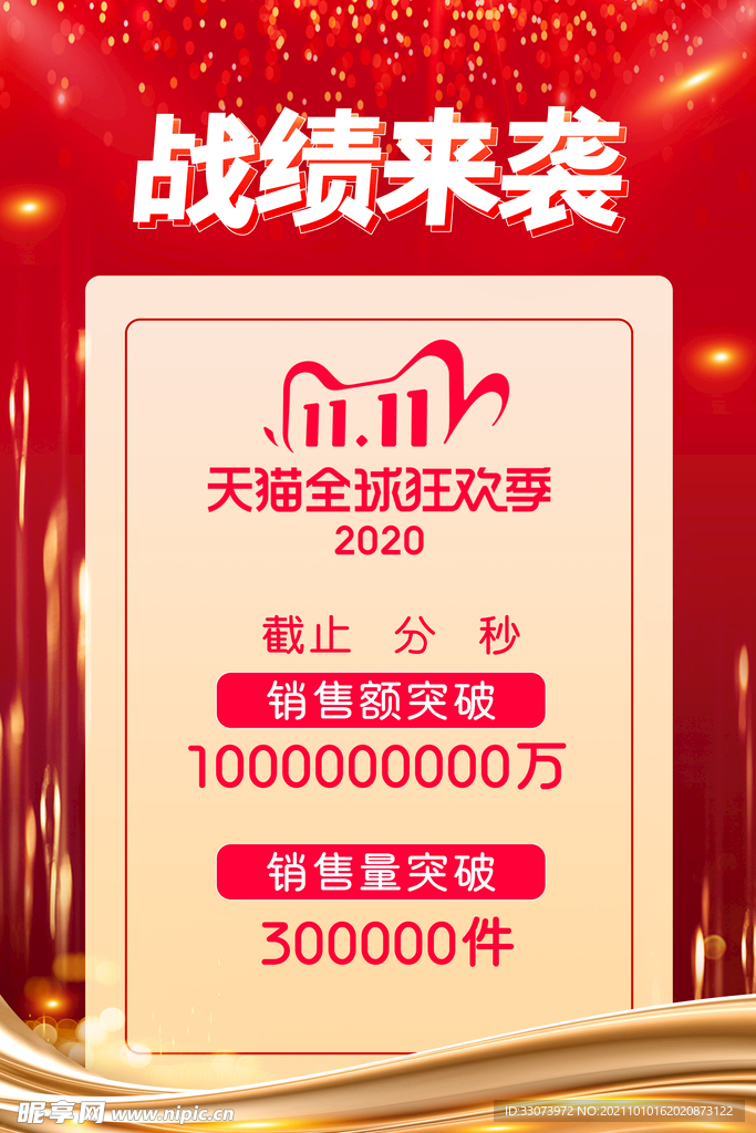 双十一战绩