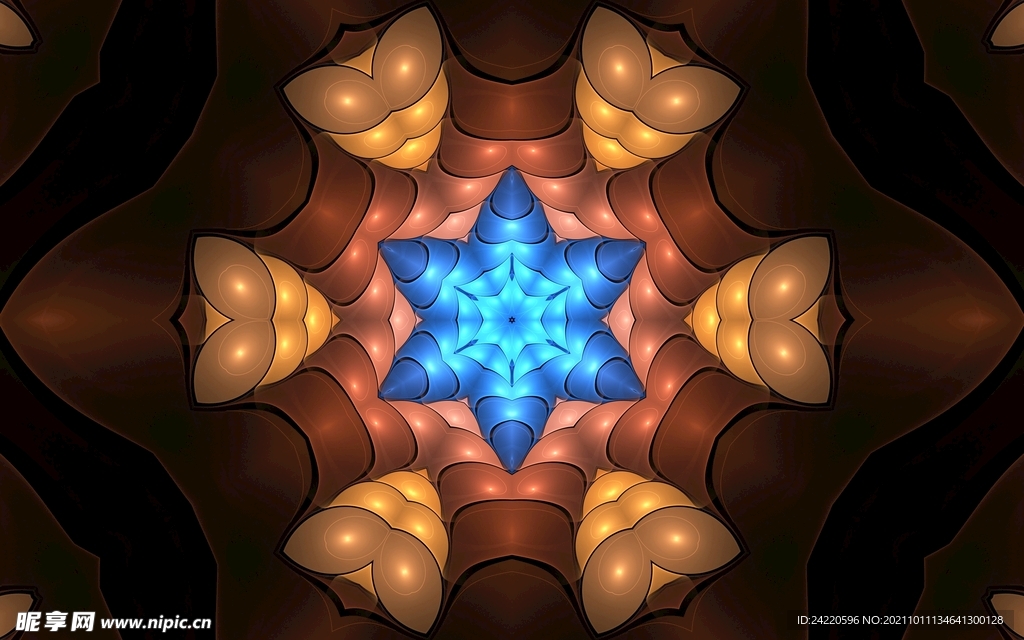 分形艺术背景
