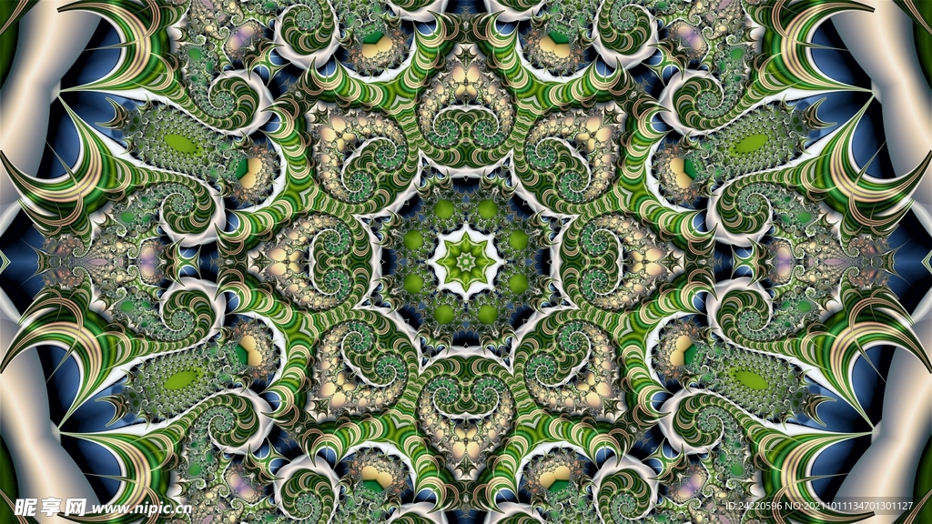 分形艺术背景