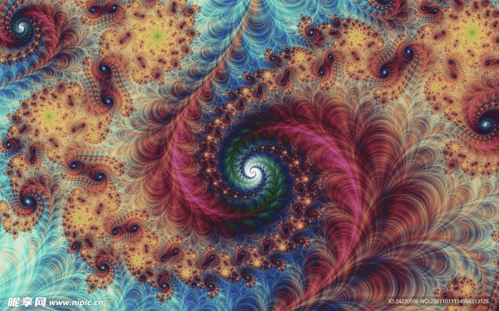 分形艺术背景