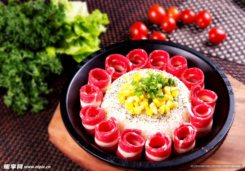 黑胡椒牛肉烧饭