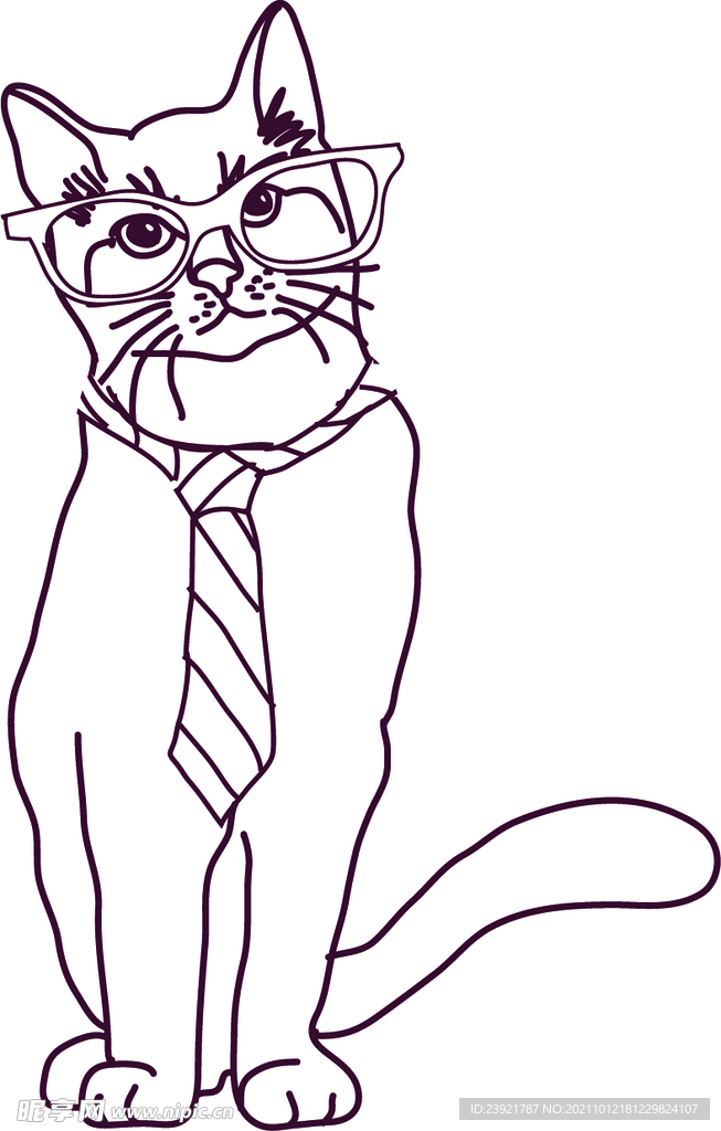 卡通小猫