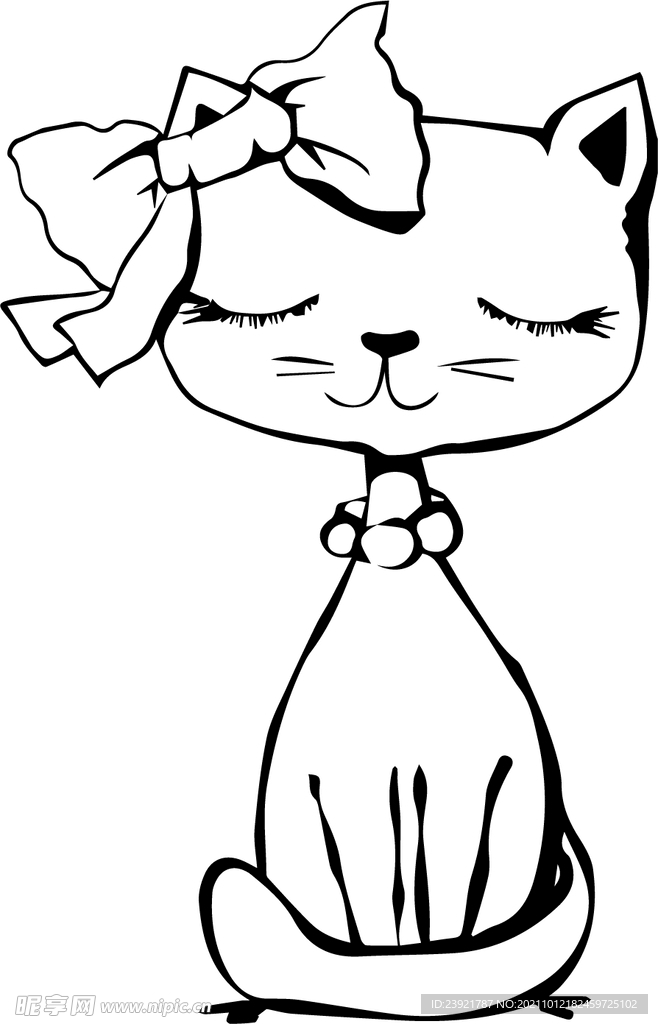 卡通小猫