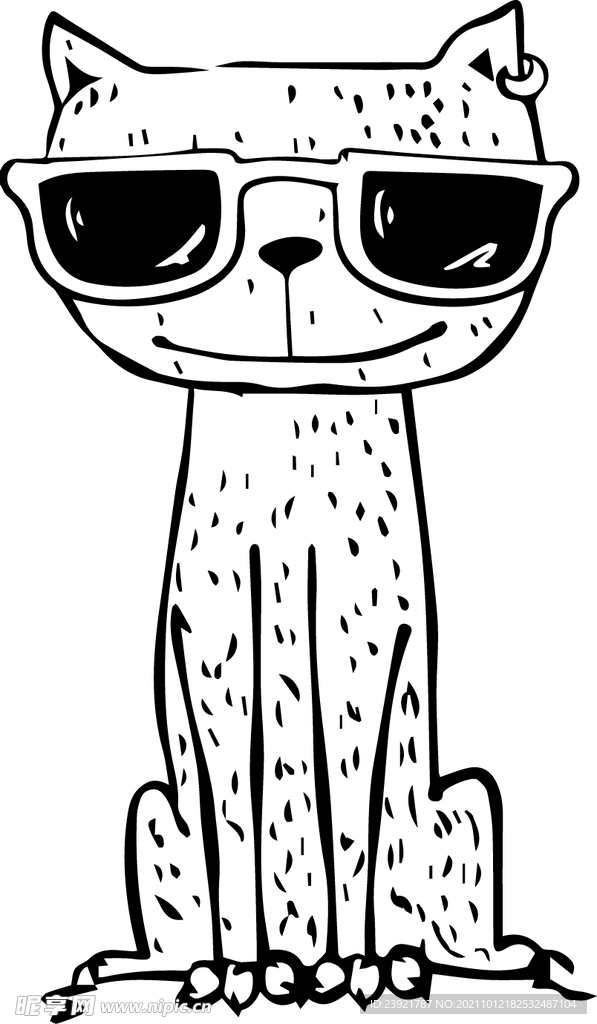 卡通小猫