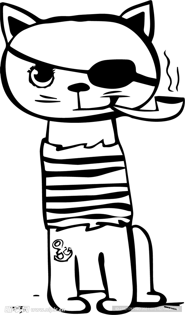 卡通小猫