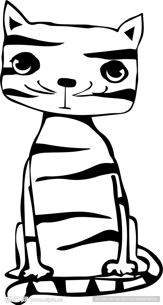 卡通小猫